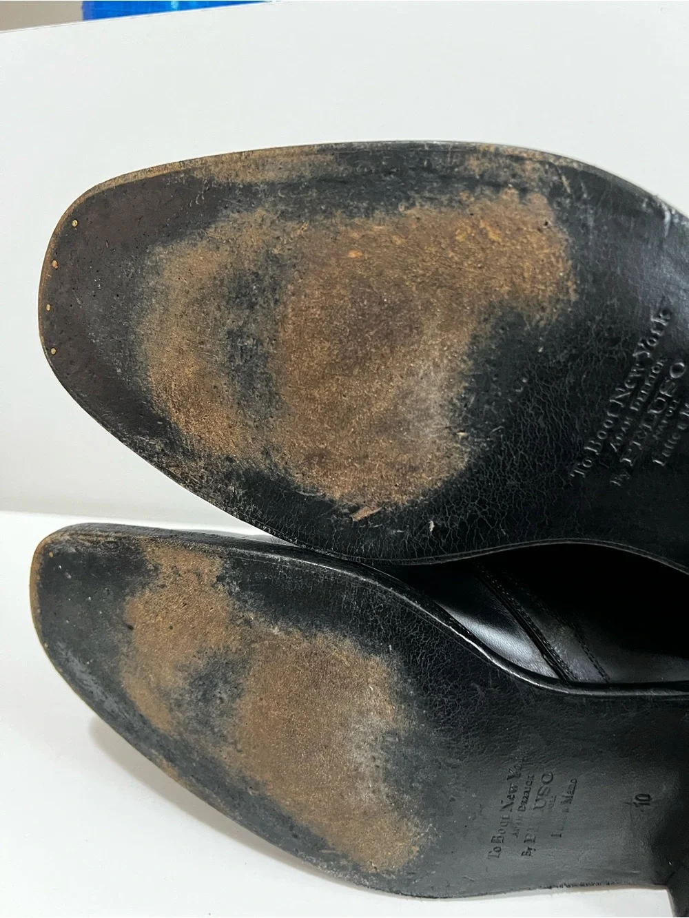 To Boot New York Bower Black Calf Leather Monk Strap Dress Shoes
